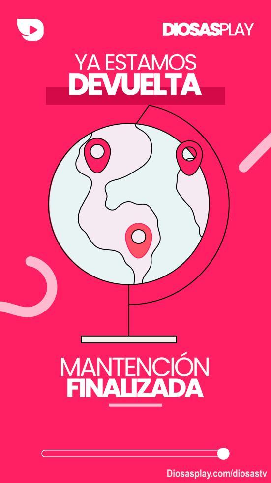 ✨¡Estamos de vuelta!✨

La espera terminó… ¡y sí, sabemos que querían que DiosasPlay regresara lo antes posible! 💖
Después de una pausa necesaria, ya estamos de vuelta y más felices que nunca de reencontrarnos con esta hermosa comunidad.

Volvemos con mejoras que harán tu experiencia aún más rica, fluida y entretenida, pero sobre todo… volvemos con las mismas ganas de siempre: seguir entregándote el mejor servicio y un espacio donde puedas disfrutar, conectar y expresarte libremente.

Gracias por su paciencia, por su buena vibra y por extrañarnos tanto.
Ahora sí… ¡a disfrutar que la casa está abierta otra vez! 🔥💫